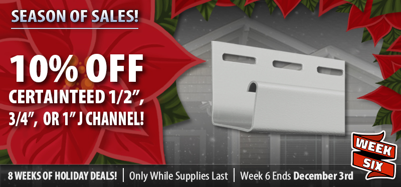 CertainTeed Week 6 Home Page Banner