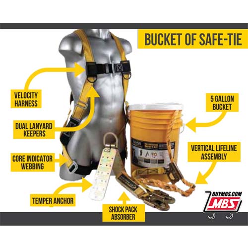 Guardian Fall Protection Bucket of Safe Tie