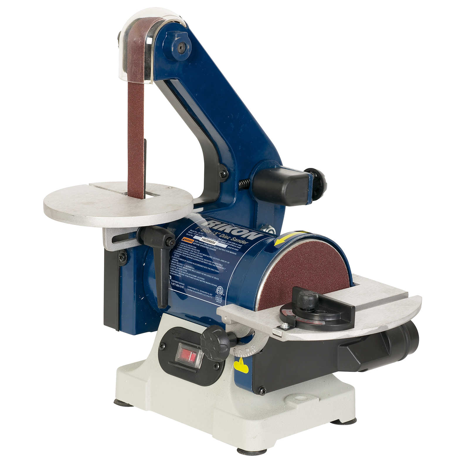 Rikon 1/3HP 1in. x 30in. Belt Sander with 6in. Disc