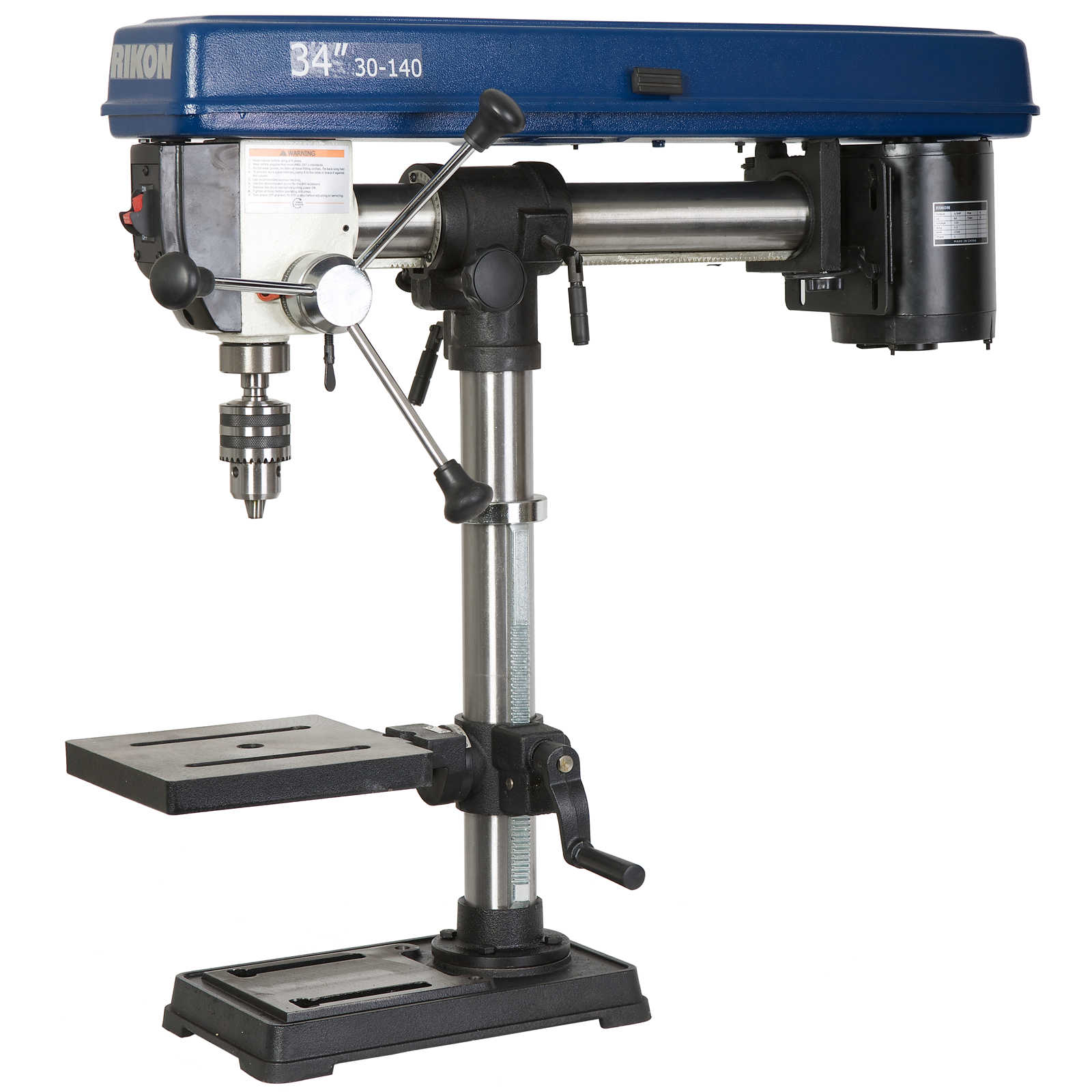 Rikon 34in. 1/3HP Radial Benchtop Drill Press