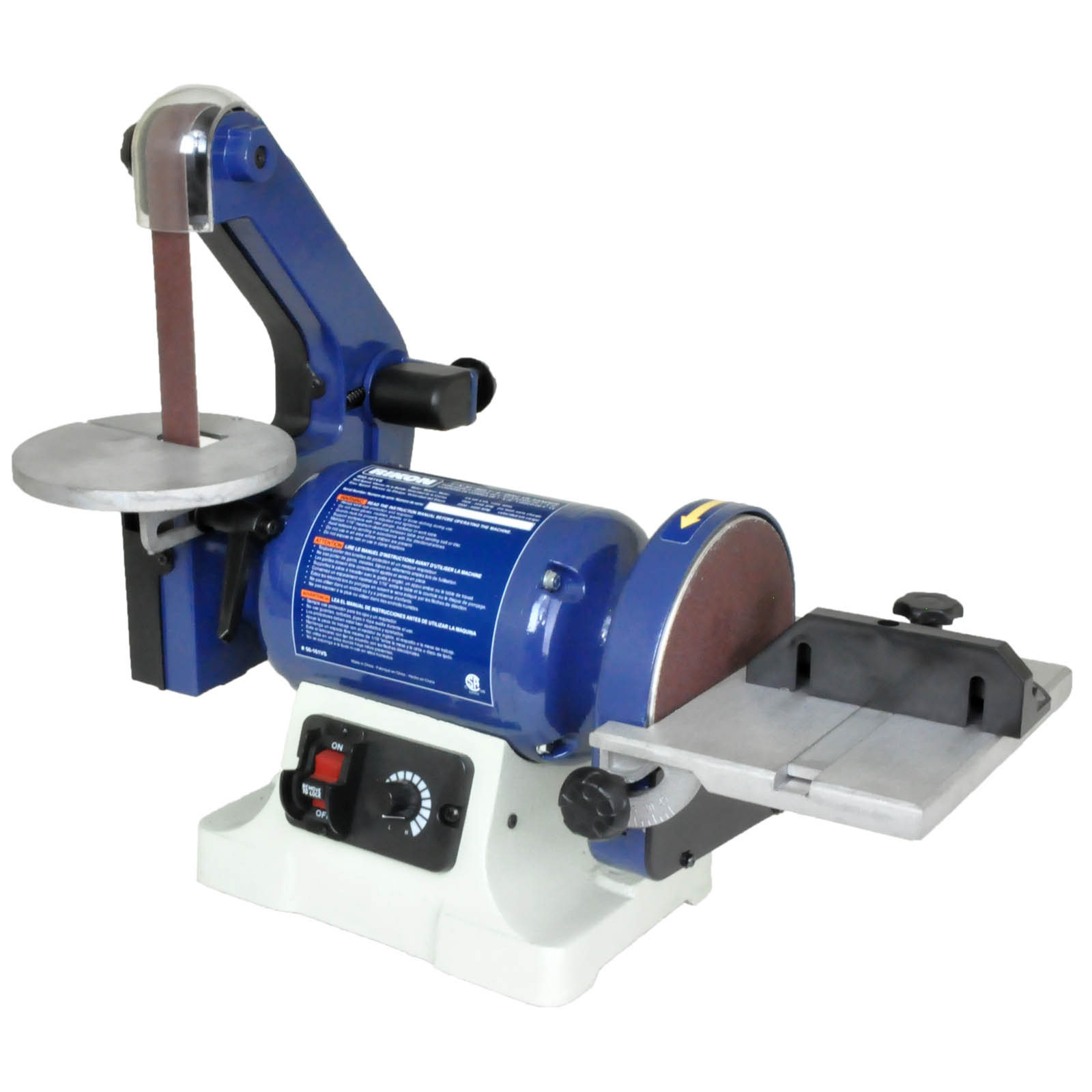 Rikon 1in. x 30in. Belt V.S. Sander with 6in. Disc