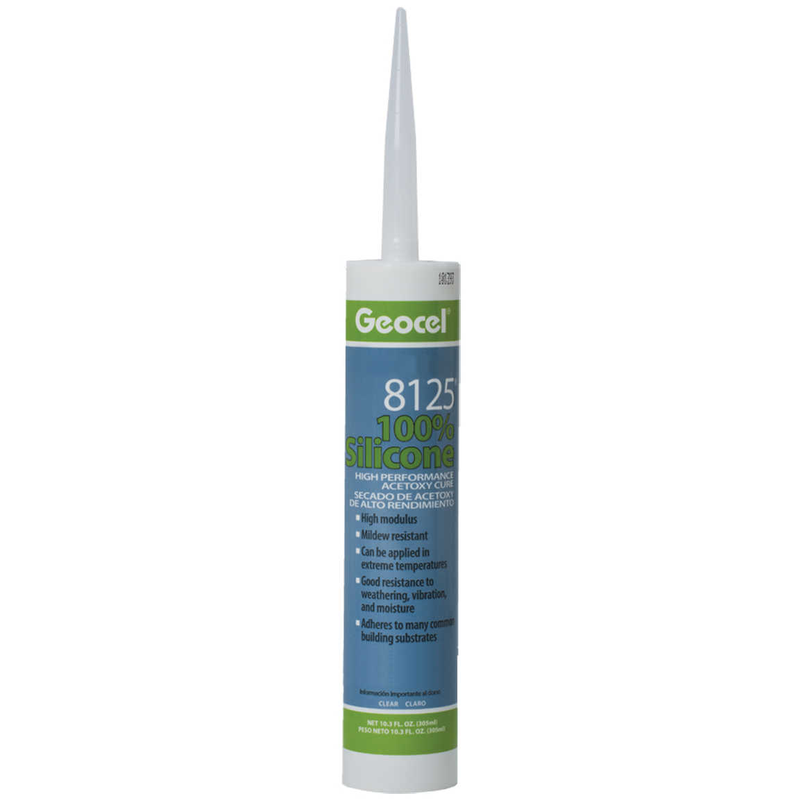 Geocel 8125 High Performance Acetoxy Cure Sealant (Carton of 12)